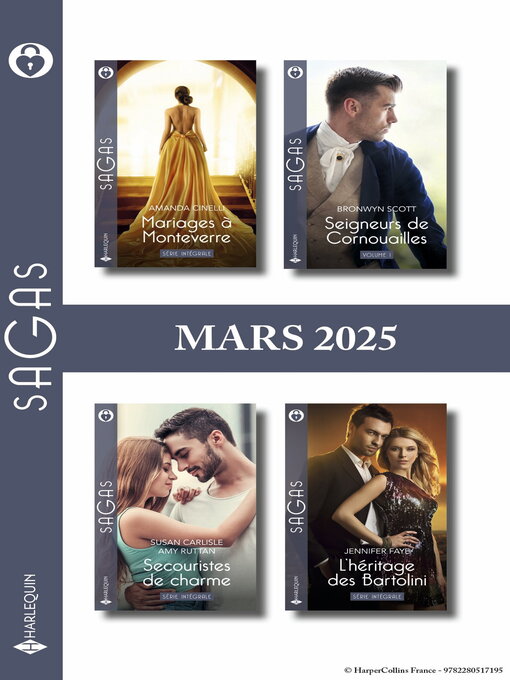 Title details for Pack mensuel Sagas--9 romans (Mars 2025) by Collectif - Available